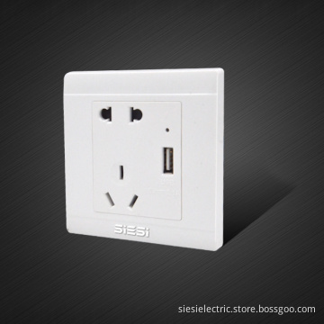 5pin wall socket with  1 Way Switch